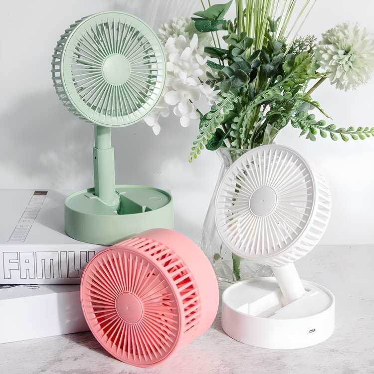 Mini Powerful Rechargable Table Fan